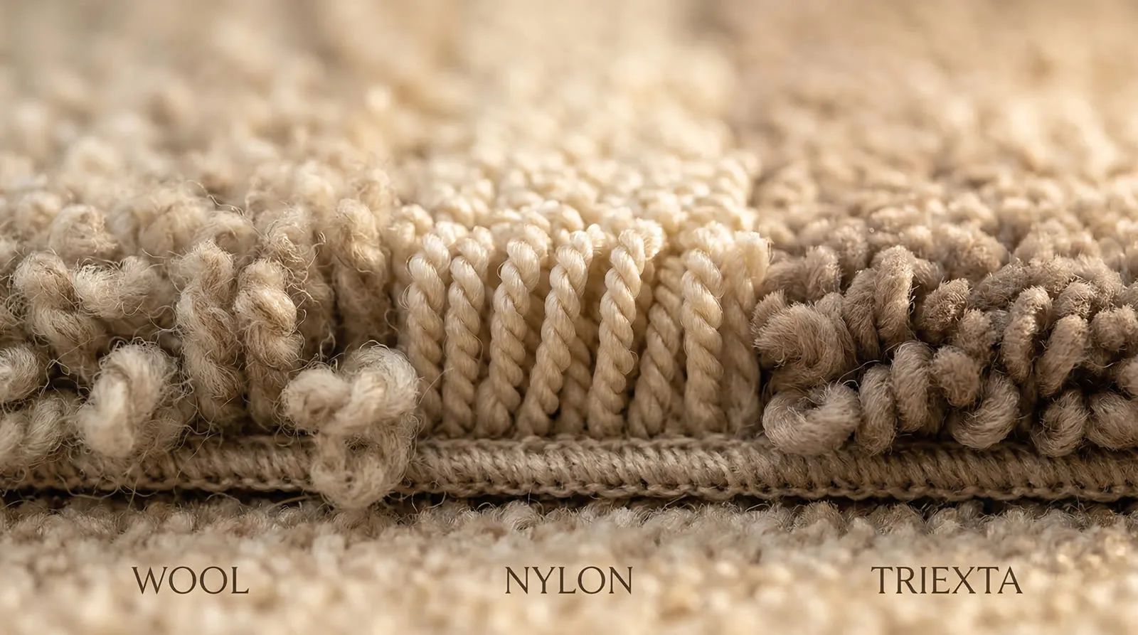 Carpet Fibre Types Explained: Triexta, Wool, Nylon & Polyester Compared